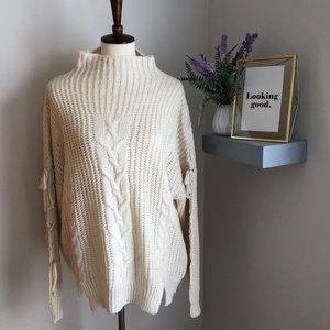 Love Tree Mock Neck Sweater